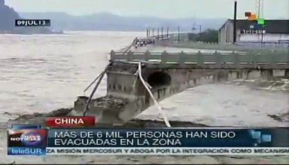 Las lluvias en China dejan a miles de afectados