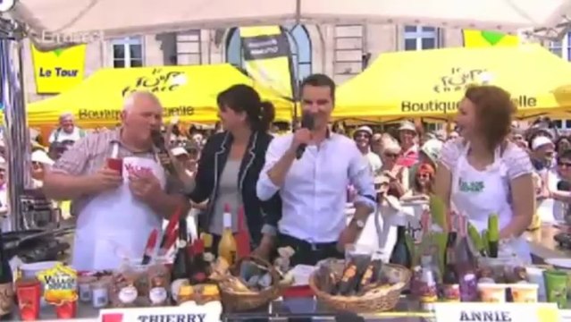 Tour de France 2013 - étape Avranches - le Mont-Saint-Michel : les ambassadeurs de la Manche