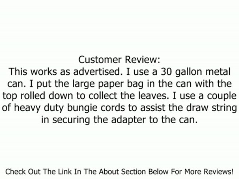 Black & Decker BV-006 Blower/Vacuum Leaf Collection System Review