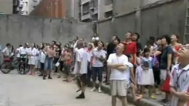 Boy rescued after getting stuck in railings