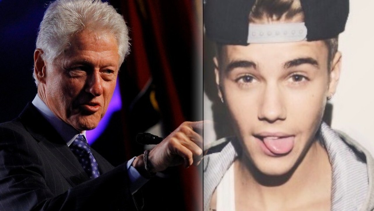 Justin Bieber Pees in Mop Bucket and Hates Bill Clinton