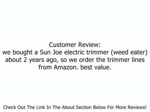 Sun Joe TRJ601R3 3-Pack Of Replacement Trimmer Line Spools For Sun Joe TRJ600C Cordless Trimmer Review