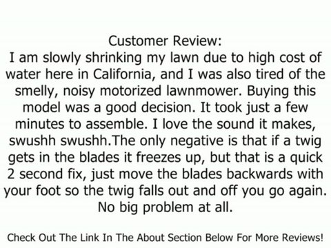 Great States 815-18 18-Inch Deluxe Push Reel Lawn Mower Review