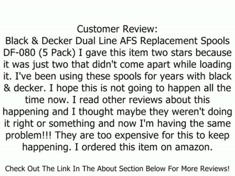 Black & Decker 495576-00 Spool Cover with Spool for AFS Grass Hog Grass Trimmers Review