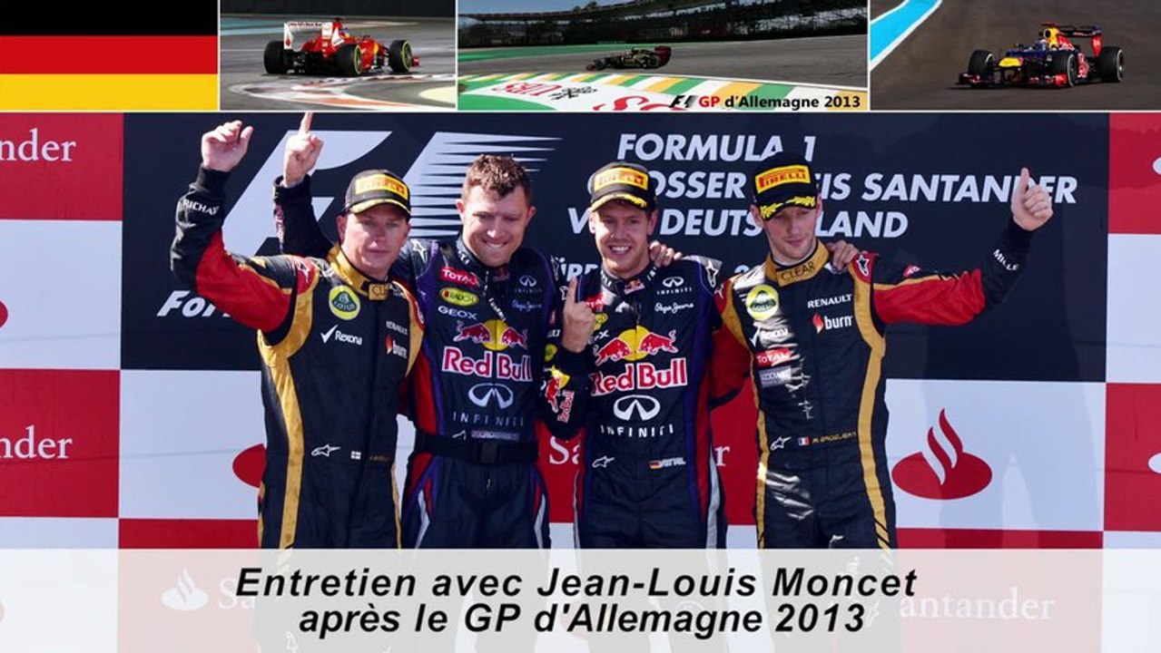 Entretien avec Jean-Louis Moncet après le Grand Prix d'Allemagne 2013
