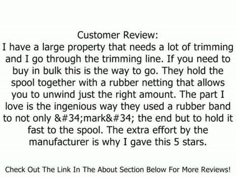 SuperTrim .080-Inch 3-Pound Spool Home Owner Grade Round Grass Trimmer Line, Green SU080S3-2 Review