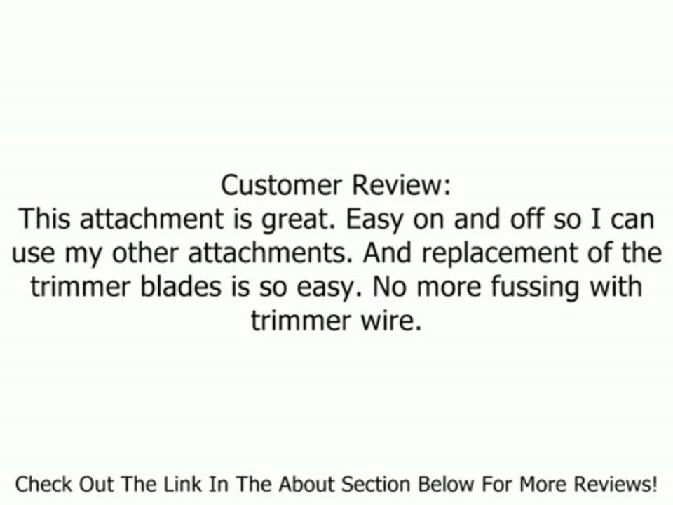 TrimmerPlus AF720 Add-On Straight Shaft String Trimmer with Fixed Blade Cutting Head Review