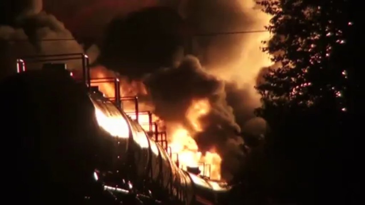 Video amateur de explosión