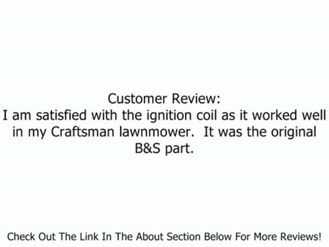 Briggs & Stratton 802574 Ignition Coil For 2-cycle Quantum (12 CID) and Europa (9 CID) Engines Review