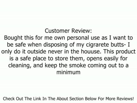 Eagle 1202 Galvanized Steel Poly Tube Cigarette Butt Receptacle, 2-1/2 Gallon Capacity Review