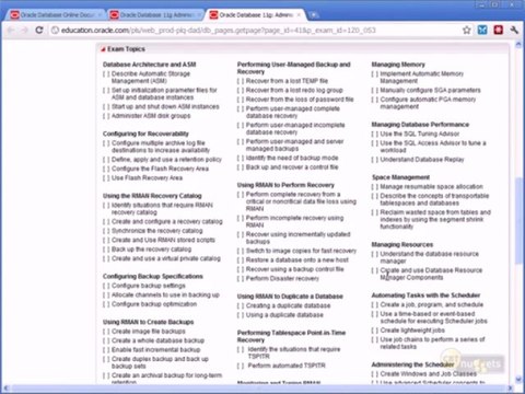 01.Oracle Database 11g DBA II 1Z0-053 - Course Introduction