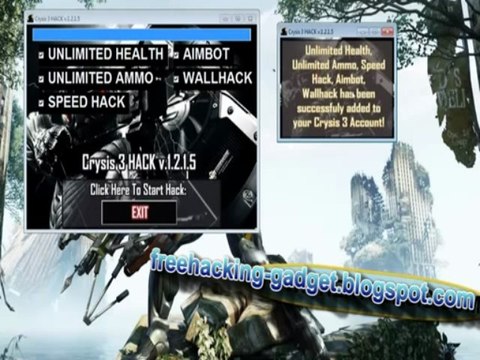 #LEAKED! CRYSIS 3 TRAINER/CHEAT/HACK ~ Game-Hack-Cheat