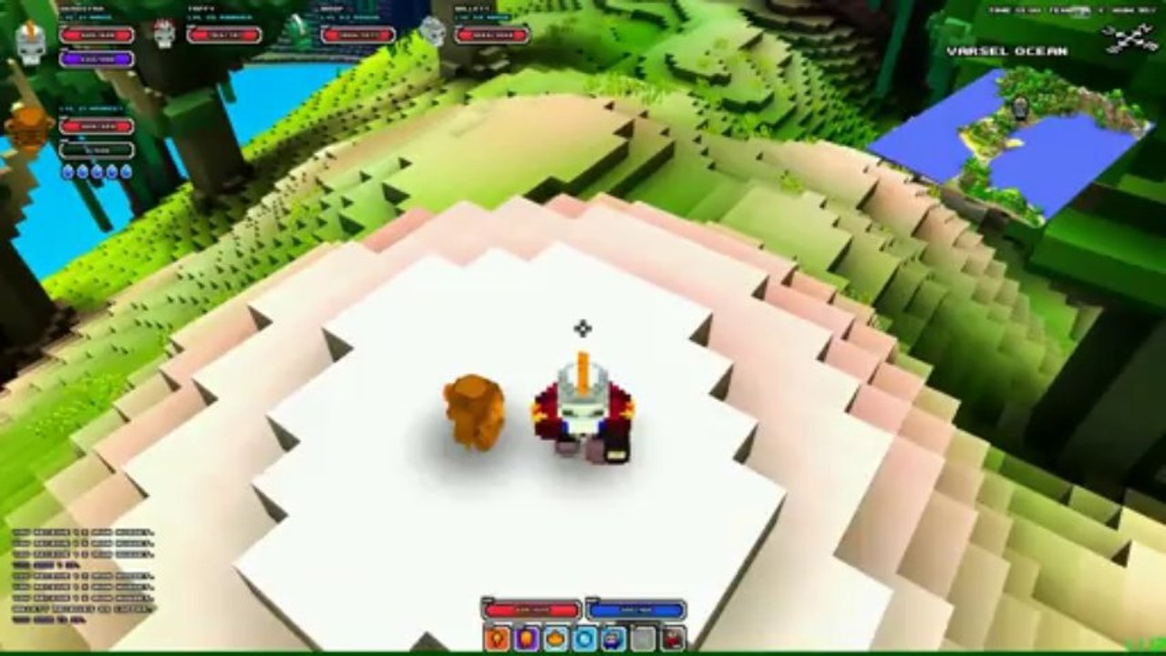 Cube World {Stream Highlight} I FOUND A MONKEY! Meet Abu!