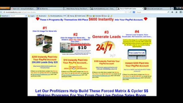 Learn how to get 100 targeted FREE leads daily with the Silver Fox Lead Factory Profit Center