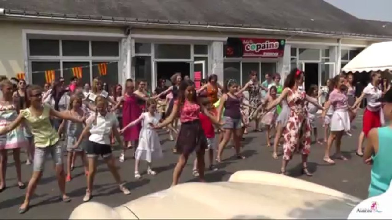 Rétro Folies 2013 : les années 60 -  flash mob 13-07-13