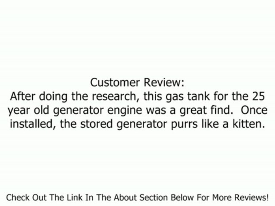 Briggs & Stratton 291488 6-quart Metal Fuel Tank and Cap for Remote Mounting Review