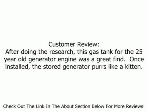 Briggs & Stratton 291488 6-quart Metal Fuel Tank and Cap for Remote Mounting Review