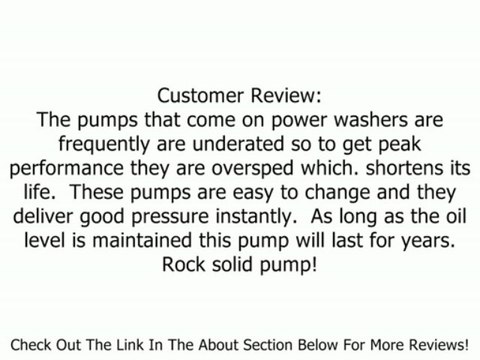 RMW2G24D Pressure Washer Pump 2400PSI, 2.0GPM AR pump Review