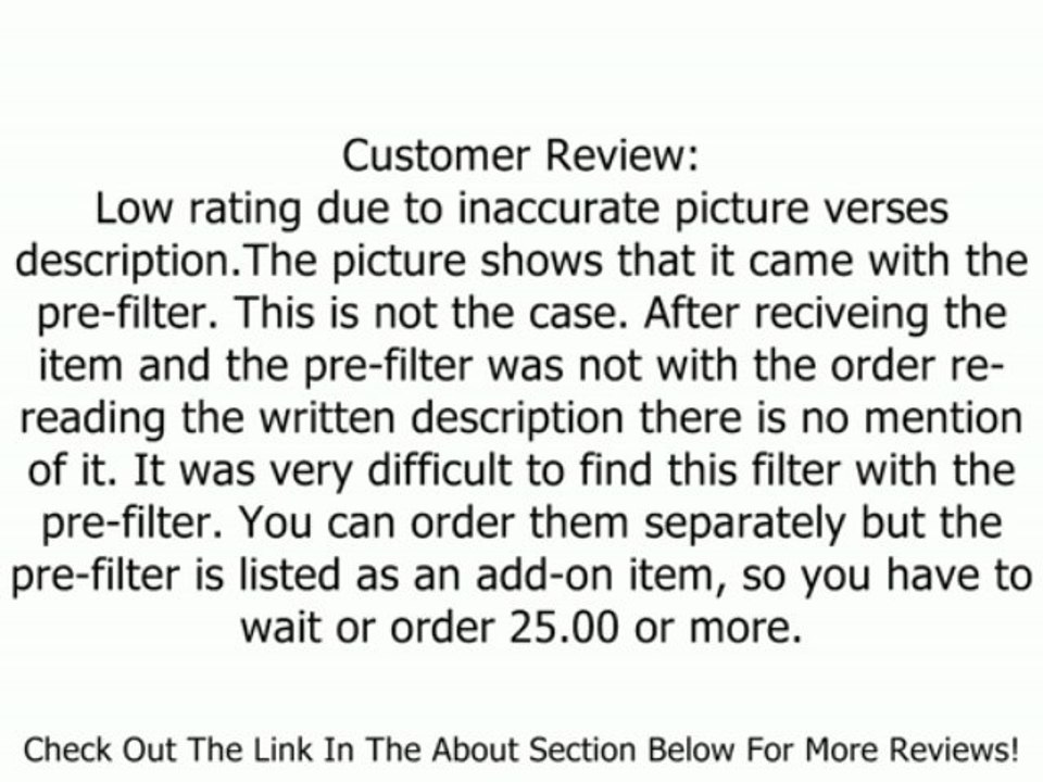 KOHLER 32 083 06-S Engine Air Filter For Courage PRO Twin Cylinder SV810 - SV840 Review