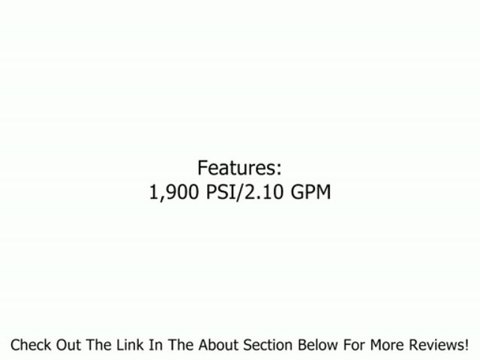 AR Blue Clean AR767 Industrial Grade 1,900 PSI 2.1 GPM Electric Pressure Washer Review