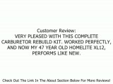 Stens 615-104 Carburetor Kit Replaces Tillotson RK-23HS RK-17HS Review