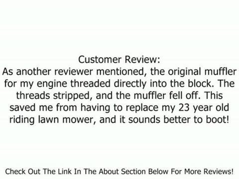 Briggs & Stratton 691874 Lo-Tone Muffler For 10-12.5 HP Horizontal and Vertical Engines Review