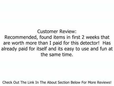 ACE 350 METAL DETECTOR BY GARRETT W/HEADPHONES, DVD Review