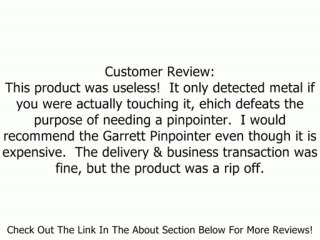 Fisher Metal Detector Pinpointer Review