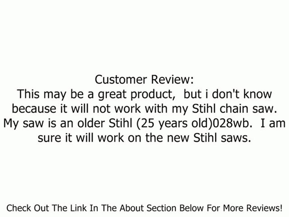 Oregon 539456 PowerSharp Bar For 16-Inch Stihl Chain Saws Review