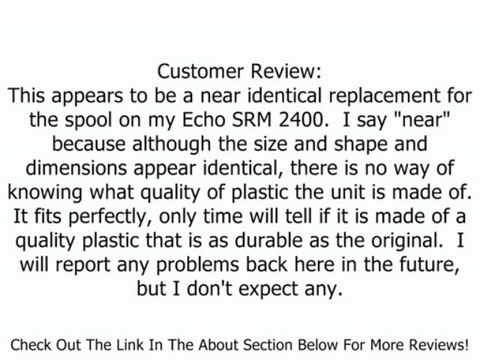Stens 385-252 String Trimmer Head Spool Replaces Shindaiwa 99909-1560 Echo 215607 Fits ECHO SRM265T Review