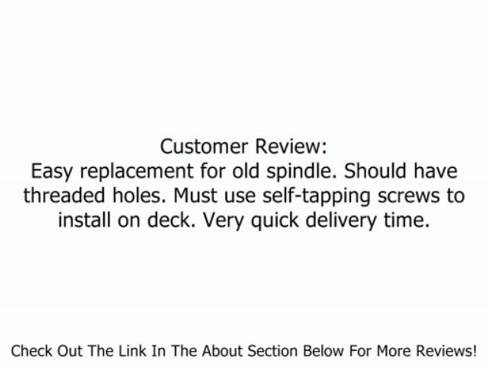 Oregon 82-516 MTD Spindle Assembly for 918-0413B Review