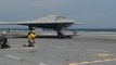 Unmanned U.S jet lands on Navy carrier