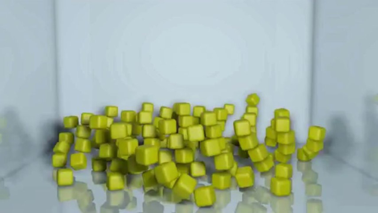 Rotation de cube et explosion