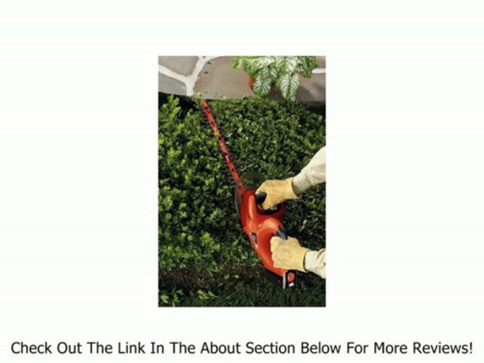 Black & Decker NHT518/NHT518L 18-Volt Cordless Electric Hedge Trimmer Review