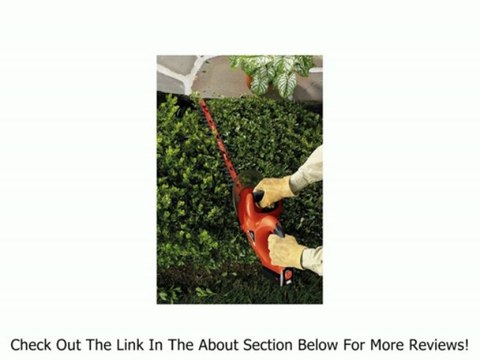 Black & Decker NHT518/NHT518L 18-Volt Cordless Electric Hedge Trimmer Review