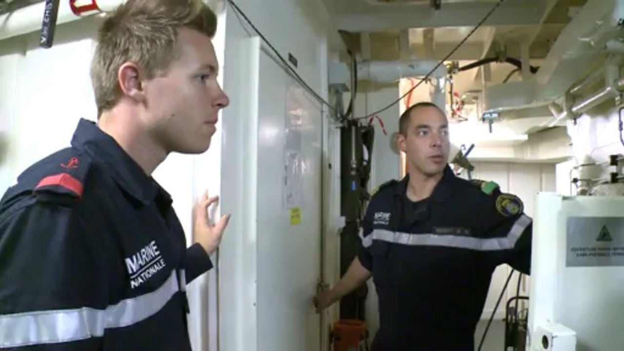 Portrait du MP Leduc, mécanicien naval, sur la Frégate de défense anti-aérienne : Forbin