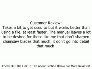 XtremepowerUS 4x1/8" Electric Chainsaw Sharpener Review