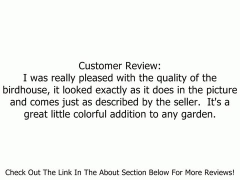 Rosso's International Fall Blossoms Retro Chic Birdhouse Review