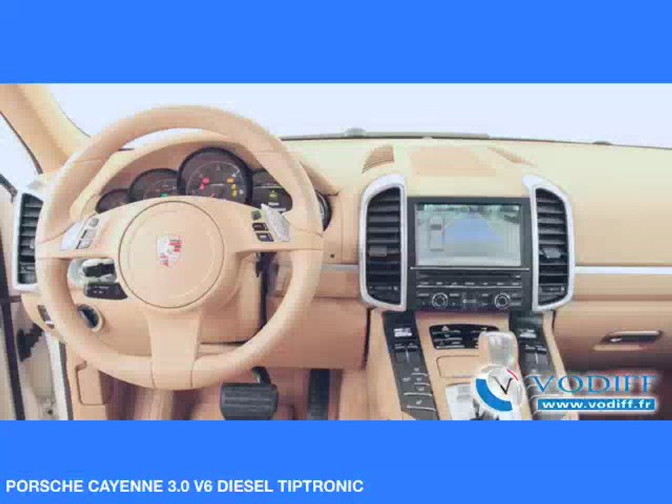 VODIFF : PORSCHE OCCASION ALSACE : PORSCHE CAYENNE 3.0 V6 DIESEL TIPTRONIC