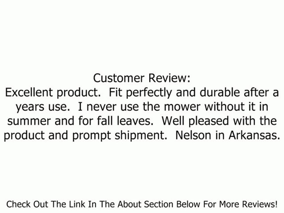 Dixon Long replacement grass bag. Bag ONLY Review