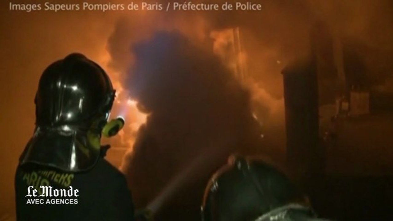 L'incendie de l'hôtel Lambert filmé par les pompiers de Paris