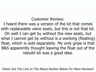 Briggs & Stratton 391071 Carburetor Overhaul Kit Review