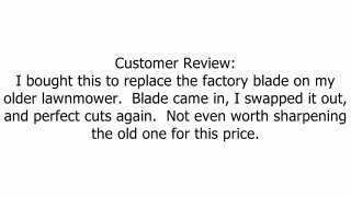 Lawn Mower Blade Replaces MTD 742-0741/942-0741 Review