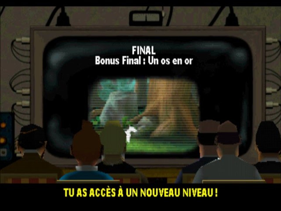 Direct Live Tintin Objectif Aventure (PS1) - Niveau Final