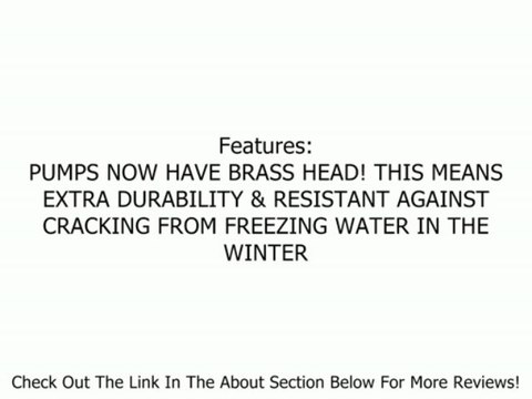 BRIGGS UNIVERSAL FIT Pressure Washer Pump 2600 PSI BRASS HEAD Review