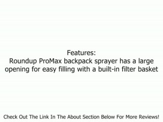 Chapin 61803 Roundup ProMax Series Backpack Sprayer, 4-Gallon Review
