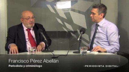 Francisco Pérez Abellán, periodista y criminólogo. 9-7-2013