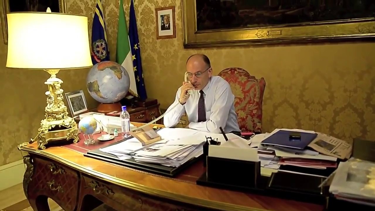 Roma - Intervista telefonica della BBC a Letta (09.07.13)