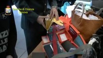 Genova - Contraffazione, sequestrati, nel porto 40mila prodotti falsi (10.07.13)