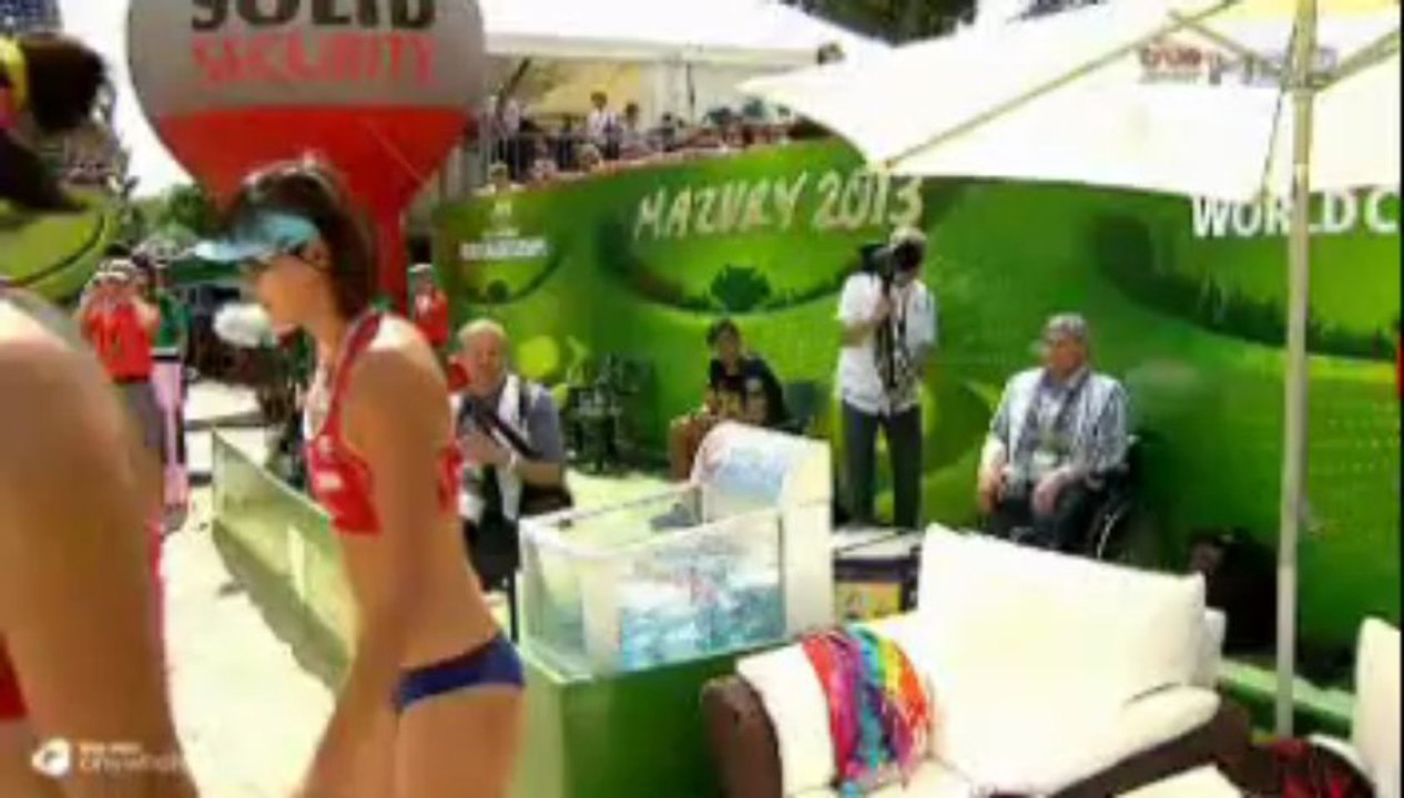 FIVB Beach Volleyball - Mazvry - 003 WOMEN’S SEMIFINAL 1 (6-7-13)